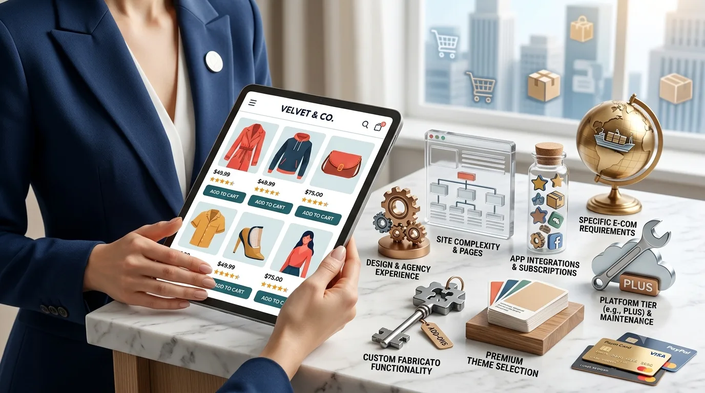 Shopify Website Design Cost: 7 Best Pricing Factors